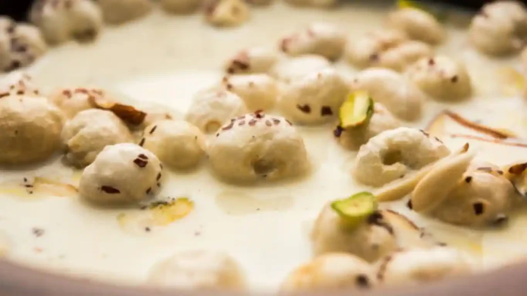 making makhana kheer